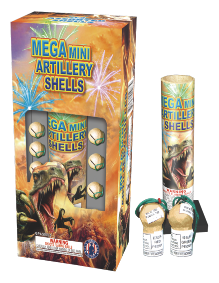 Mega Mini Artillery Shell, 12 pack - GPAS0005