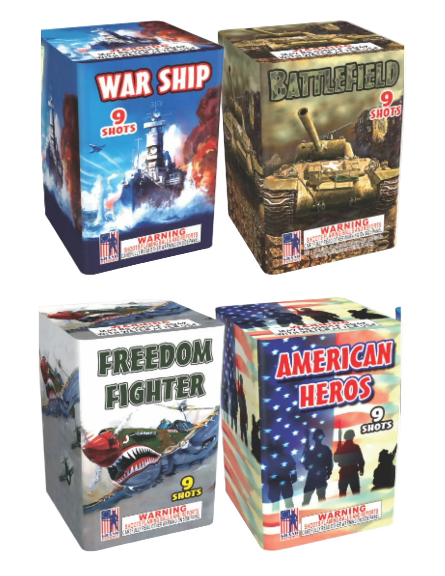 Special Forces Series* - 9 shot cakes