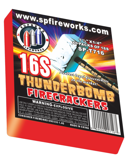 16S Thunderbomb Firecrackers - SP-T716