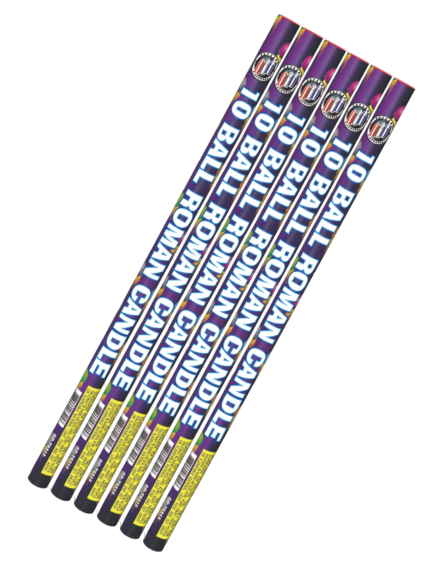 10 Ball Roman Candle - SP-T6515