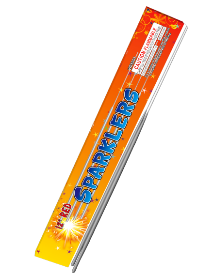 12" Red Sparklers - WF5001
