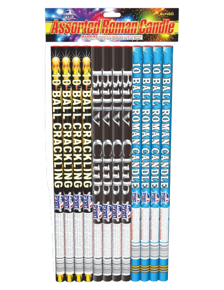 Assorted Roman Candle Pack - MLP4003