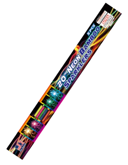 20" Neon Bamboo Sparklers - GPF5018-1