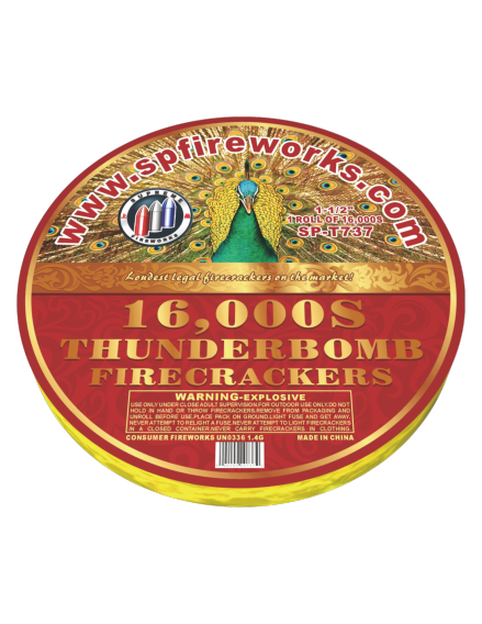16,000S Thunderbomb Firecrackers - SP-T737