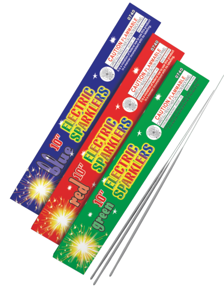 10" Electric Sparklers - 0740