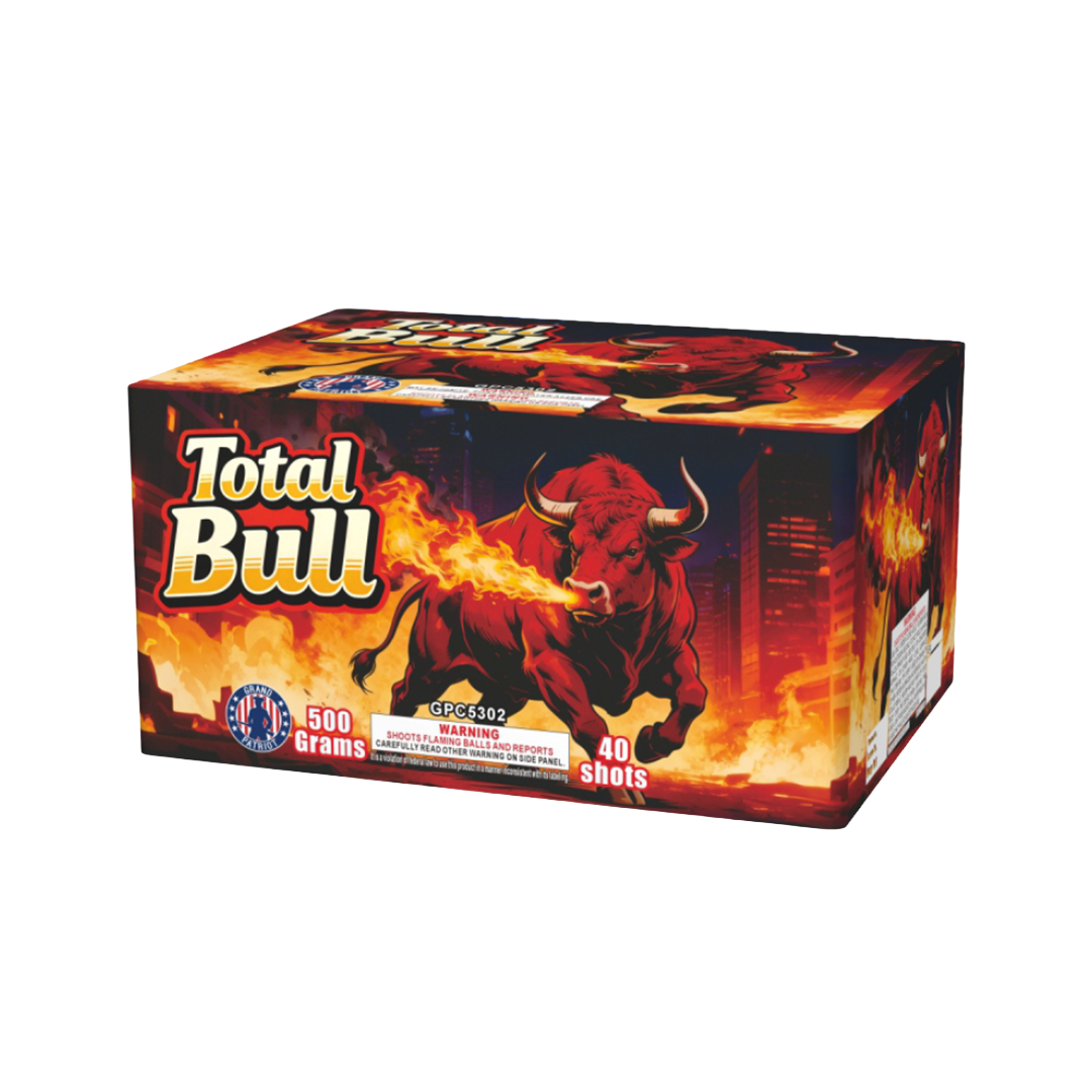 Firework Bull Total Bull -GPC5302 – Garrett's Fireworks Wholesale Store