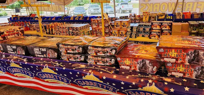 Garrett's Fireworks Lawrence, KS location