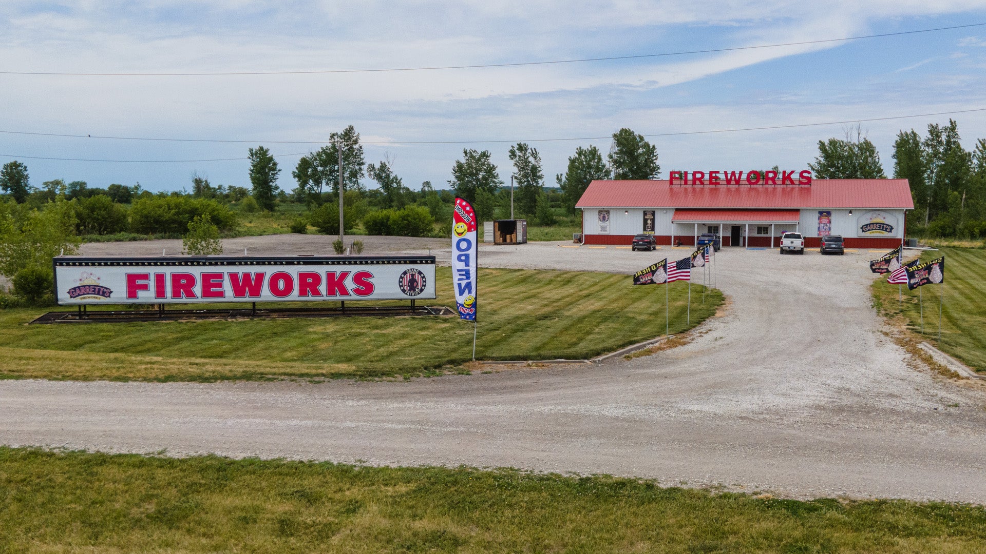Mound City Garrett's Fireworks location