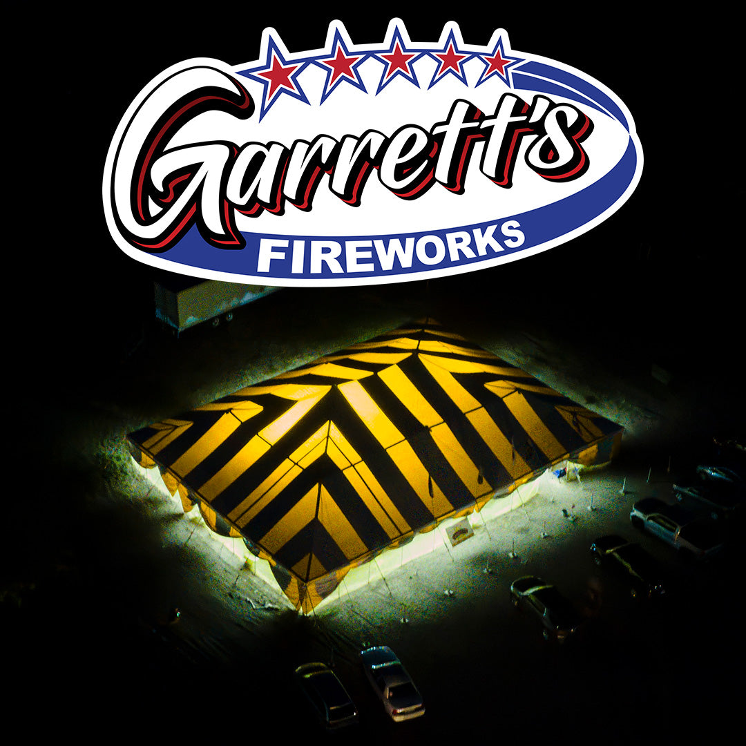 Garrett's Fireworks at 1509 S Santa Fe in Chanute, Kansas