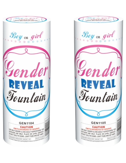 Gender Reveal Fountain Combo Pack - GEN0005