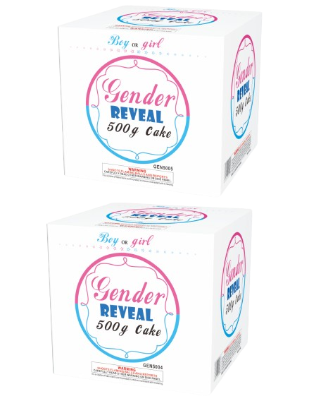 Gender Reveal 500g Cake Combo Pack - GEN0003