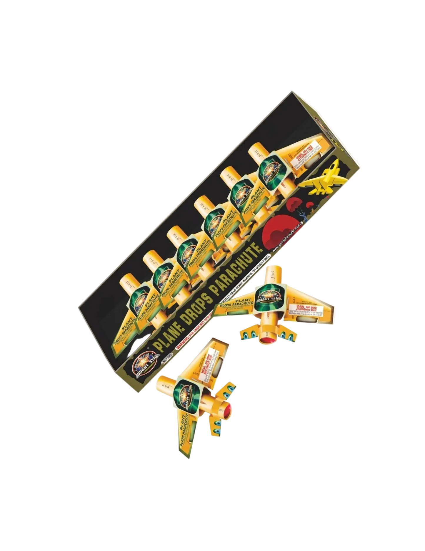 Plane Drops Parachutes- BS7306