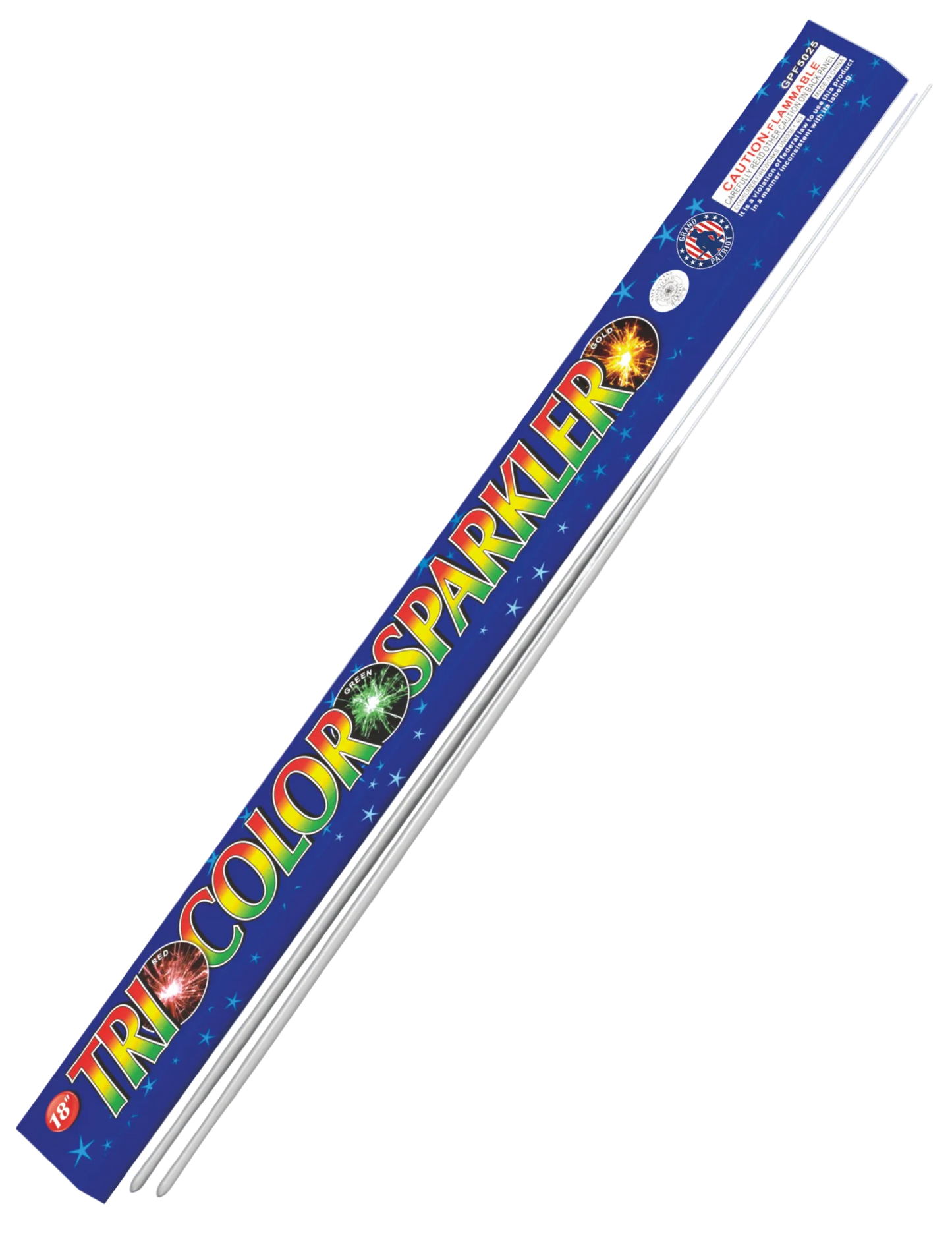 18" Tri-color Sparkler - GPF5025