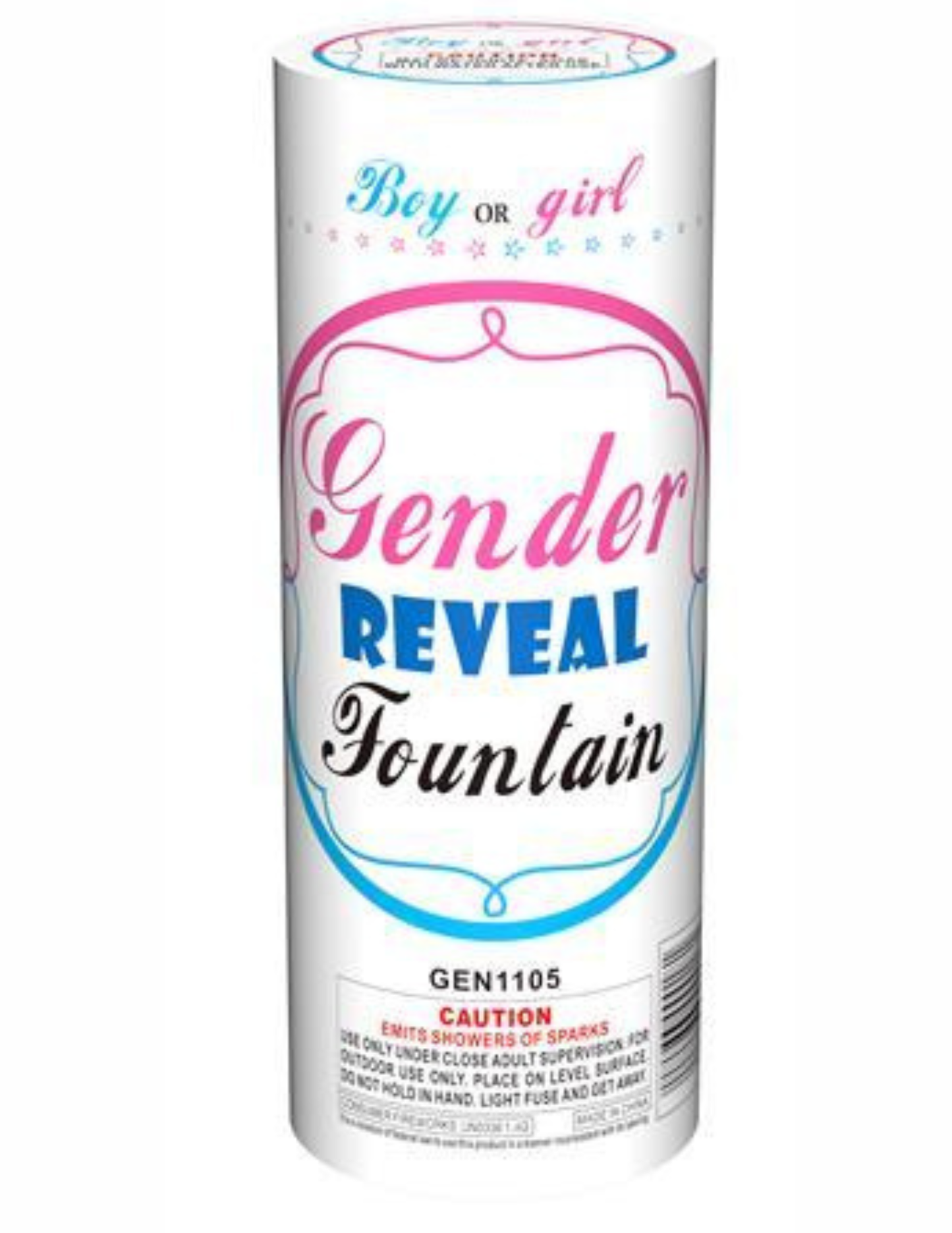 Gender Reveal Fountain (Pink)