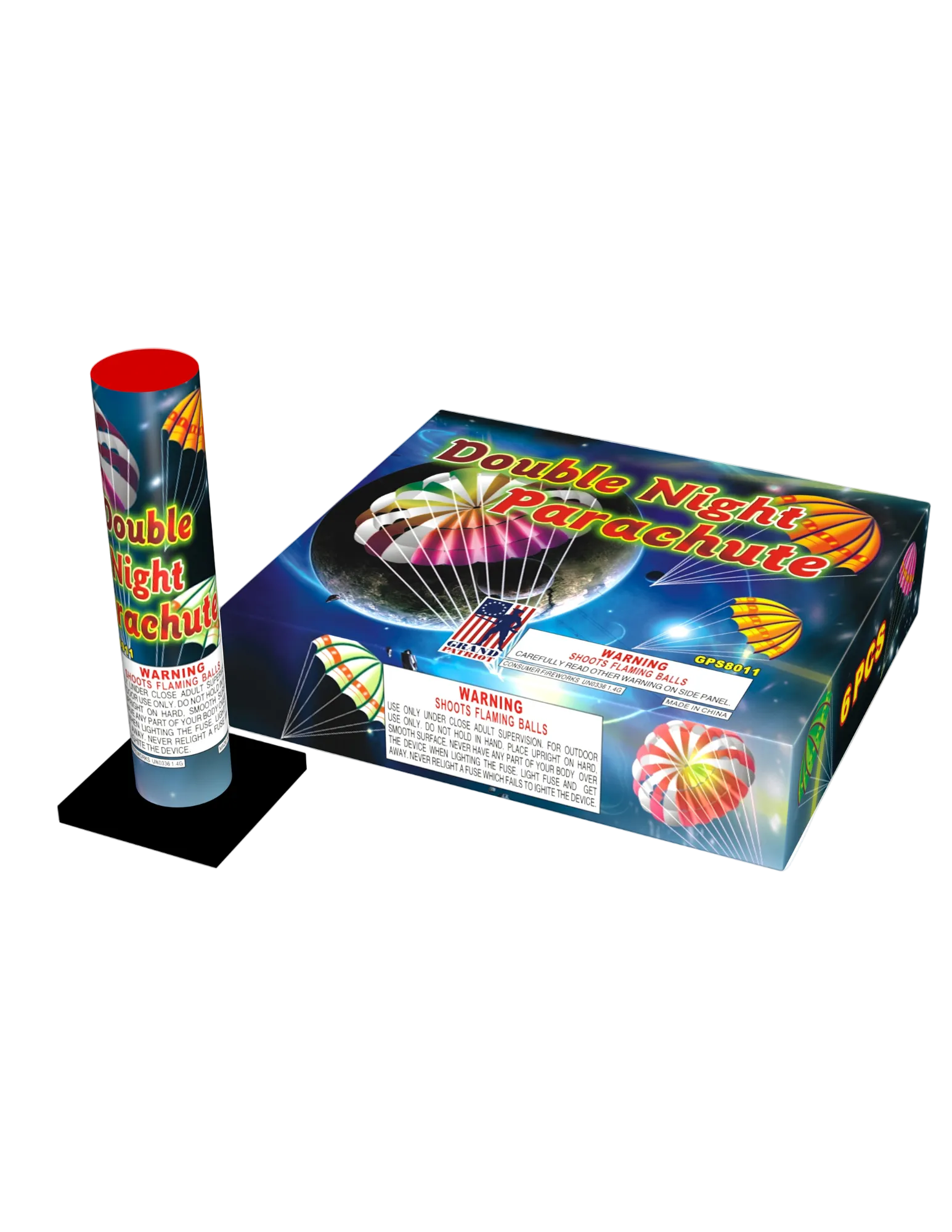 Parachute Rockets Fireworks Parachute, Double Night – Garrett's Fireworks Wholesale Store