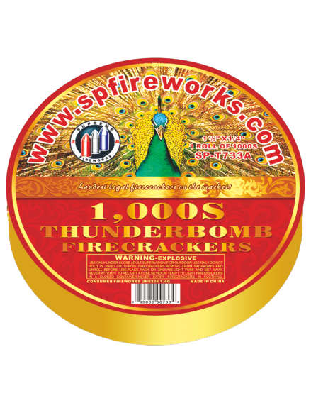 8,000S Thunderbomb Firecrackers - SP-T736