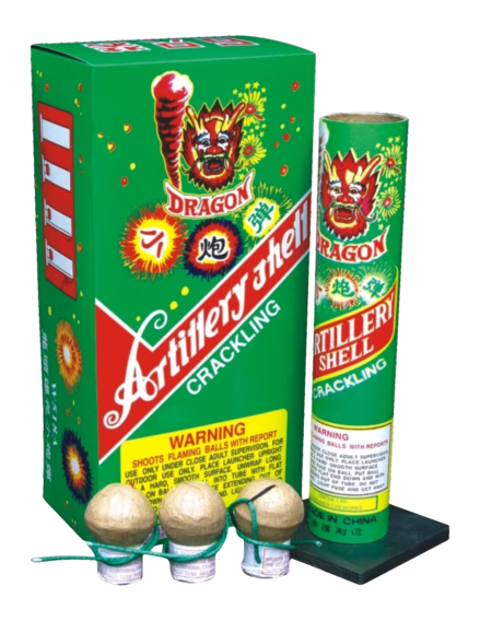 Artillery Shell, Crackling (green box) - W518A
