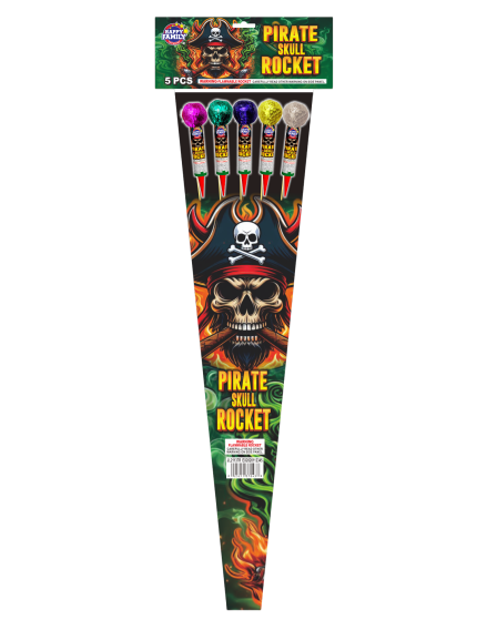 Pirate Skull Rocket - JL21137R