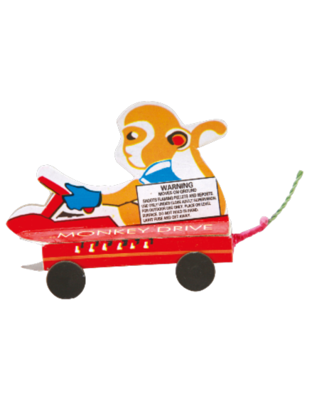 Monkey Driving a Car - W725