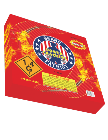 Power Crackers, 8000 Roll (Single) - GPF5001-8000-1