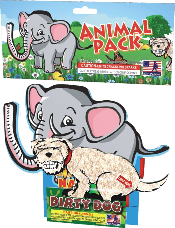 Animal Pack (Dirty Dog & Naughty Elephant) - GPAST0008