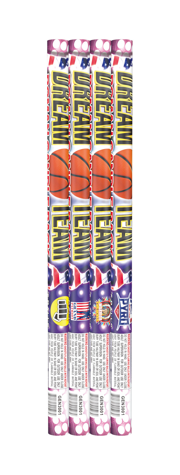 Dream Team Roman Candle Pack 5 Ball
