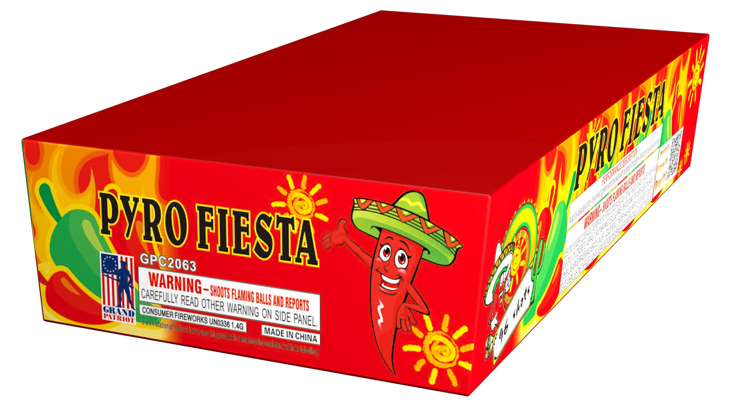 Pyro Fiesta - 96 shot